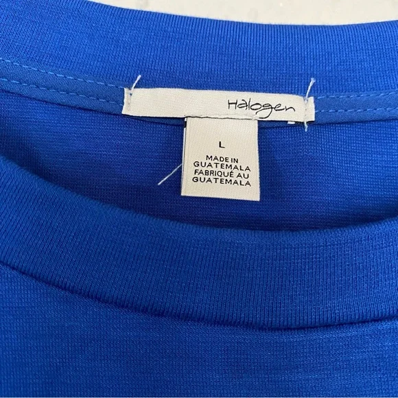 Halogen Ruffled Cold Shoulder Top - Picture 4 of 6